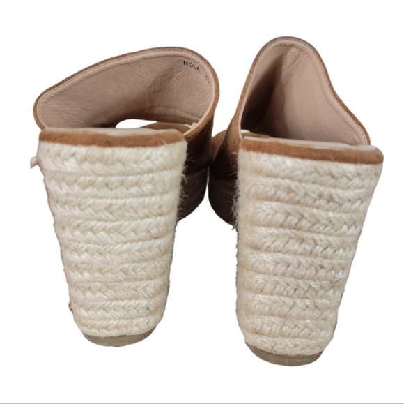 So Me "Nola" Faux Suede Rope Wedges Size 10 - Picture 4 of 5